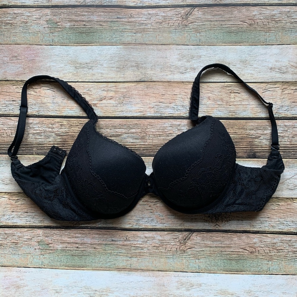 Victoria’s Secret black push-up bra
